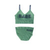 Soft Padded Sport Bra and Panty Set – Light Green, Suitable for Gym and Relaxing at Home (5)
