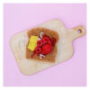 Toast Bread Candle with Strawberry Jam and Butter (3)