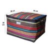 Traditional Jajim-Style Fabric Storage Box (3)