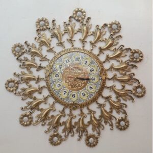 Настенные часы в винтажном стиле из латуни