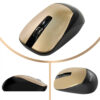 Wireless Mouse with Optical Sensor, Featuring 3 Programmable Buttons & Ambidextrous Design (2)