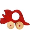Wooden Dinosaur Toy for Toddlers – Eco-Friendly Push & Play Animal Figure1