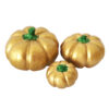 Classic Pumpkin Ornament Suitable for Harvest and Autumn Themes (Set of 3) (3)