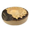 Decorative Ashtray Made of Carved Wood – Elegant, Great for Office & Home (1)