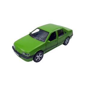 Литая игрушечная машина такси Peugeot 405 — классический дизайн иранского такси в зелёном цвете