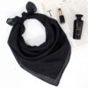 Elegant Shiny Black Mini Headscarf – Perfect Touch of Sophistication (1)