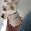 Flower and Cinnamon White Candle – A Touch of Nature, A Hint of Warmth (2)