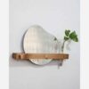 Geometric Mirror Key Hanging – Wood-Based Wall Organizer with a Modern Twist (2)
