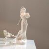Girl with Harp Candle – Aesthetic Gift for Music Lovers (4)