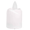 Realistic LED Candle – Battery Operated with Convenient OnOff Button in Flower Shape (1)