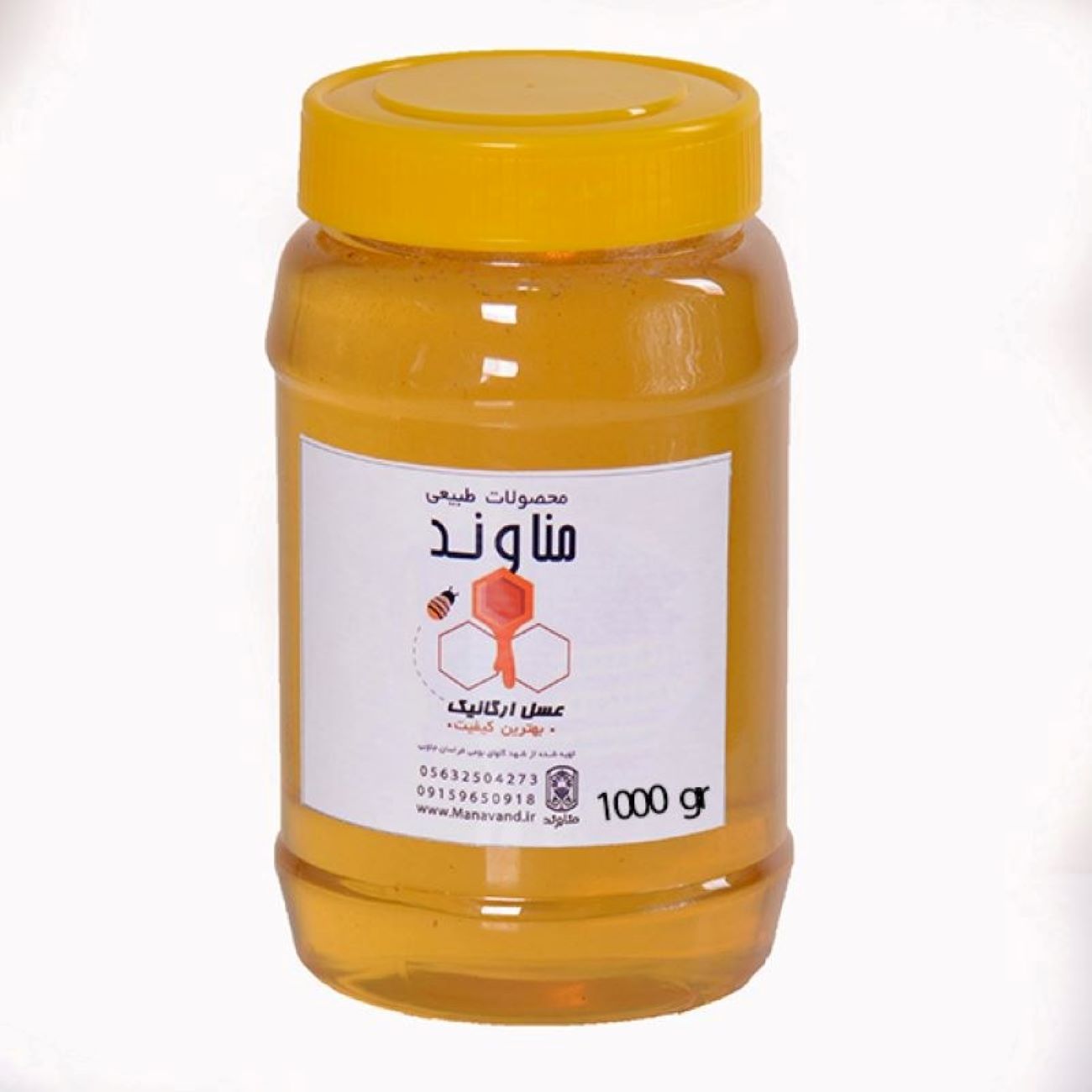 Иранский мёд с шафраном Manavand — 1000 г