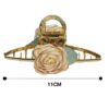 Trendy & Secure Claws with Fabric Rose Design (1)